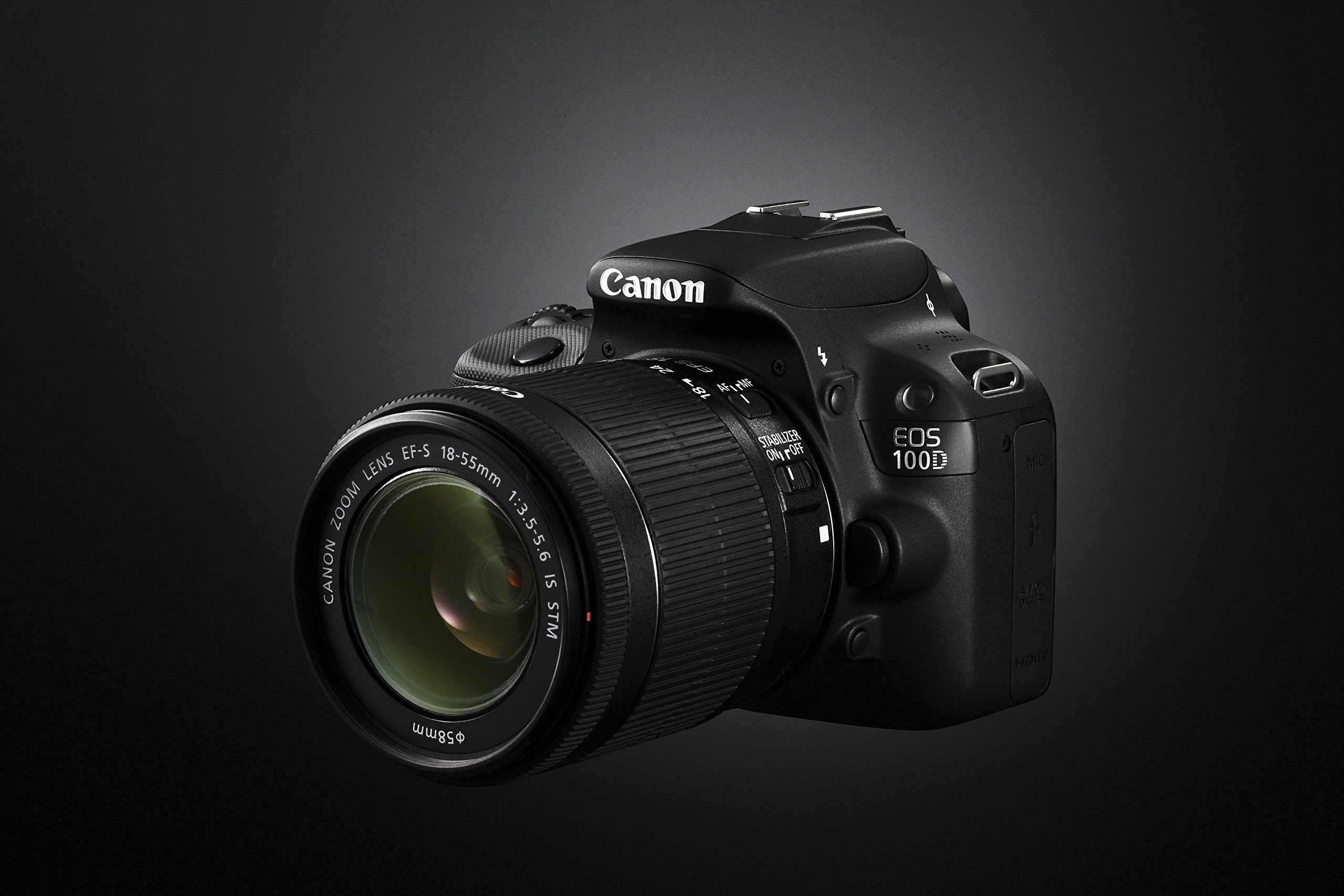 Canon EOS 100D + EF-S 18-55mm Kit d'appareil-Photo SLR 18 MP CMOS